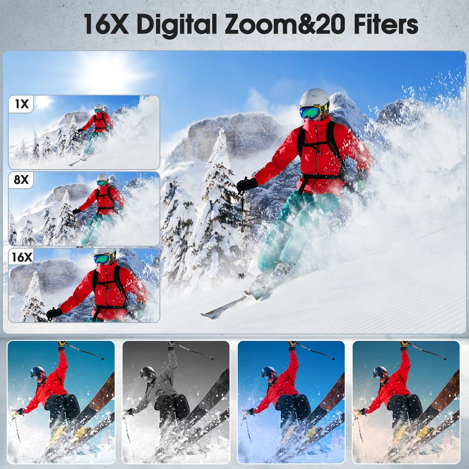 4K Digital Camera Photography Camera 48MP Autofocu Webcam Vlog Video Recorder Compact Cameras 180-Degree Rotation Flip Screen