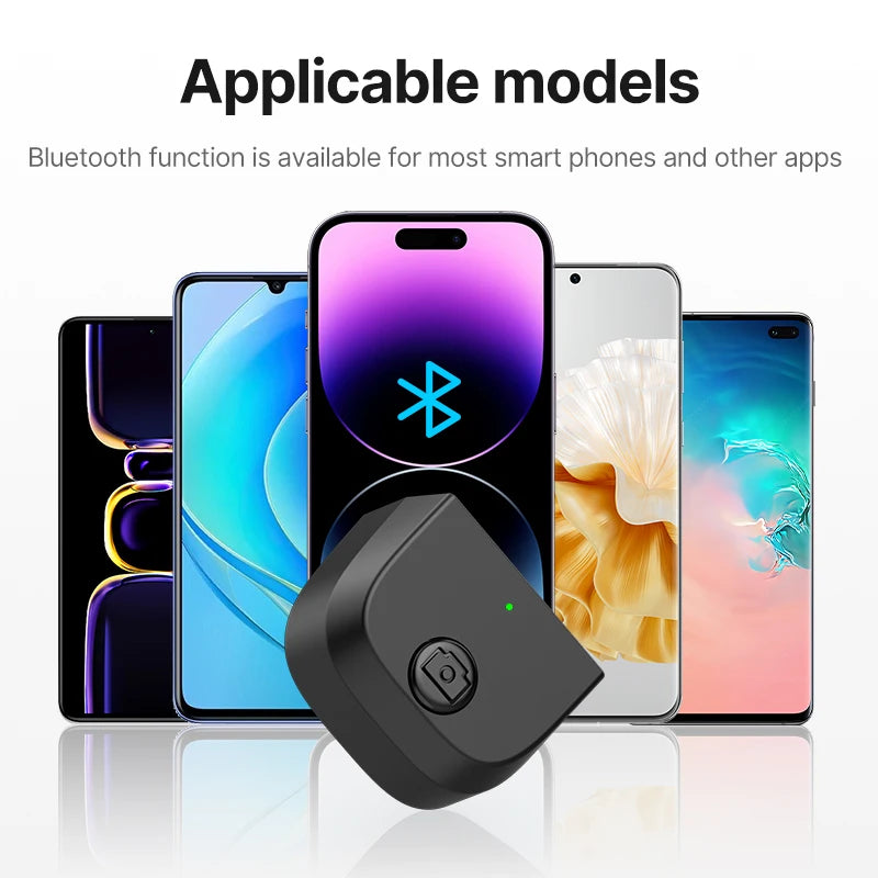 CG02 Smartphone Selfie Grip Wireless Bluetooth Handle with 5500K Fill Light Phone as Camera Photo Stabilizer